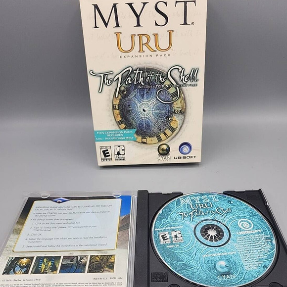 Myst Uru The Path of the Shell Expansion Pack PC Video Game with Box Classic - Picture 7 of 8